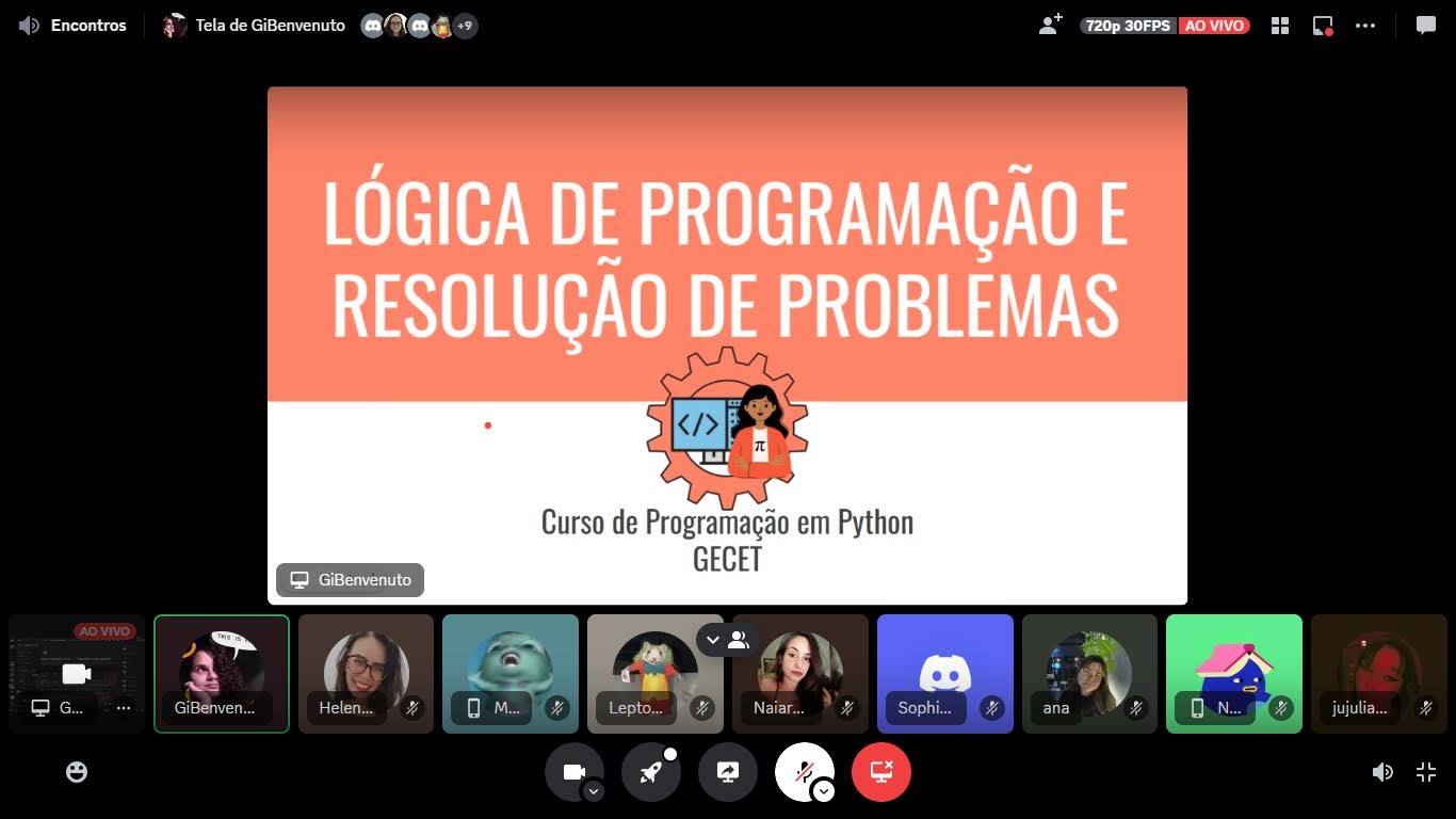 Garotas nas Engenharias, Ciências Exatas e Tecnologias - GECET (5)